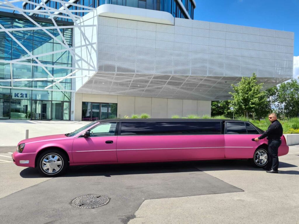 Pink Party Limousine